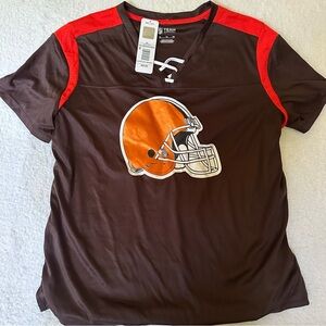 NWT NFL Cleveland Browns Women’s Jersey Top